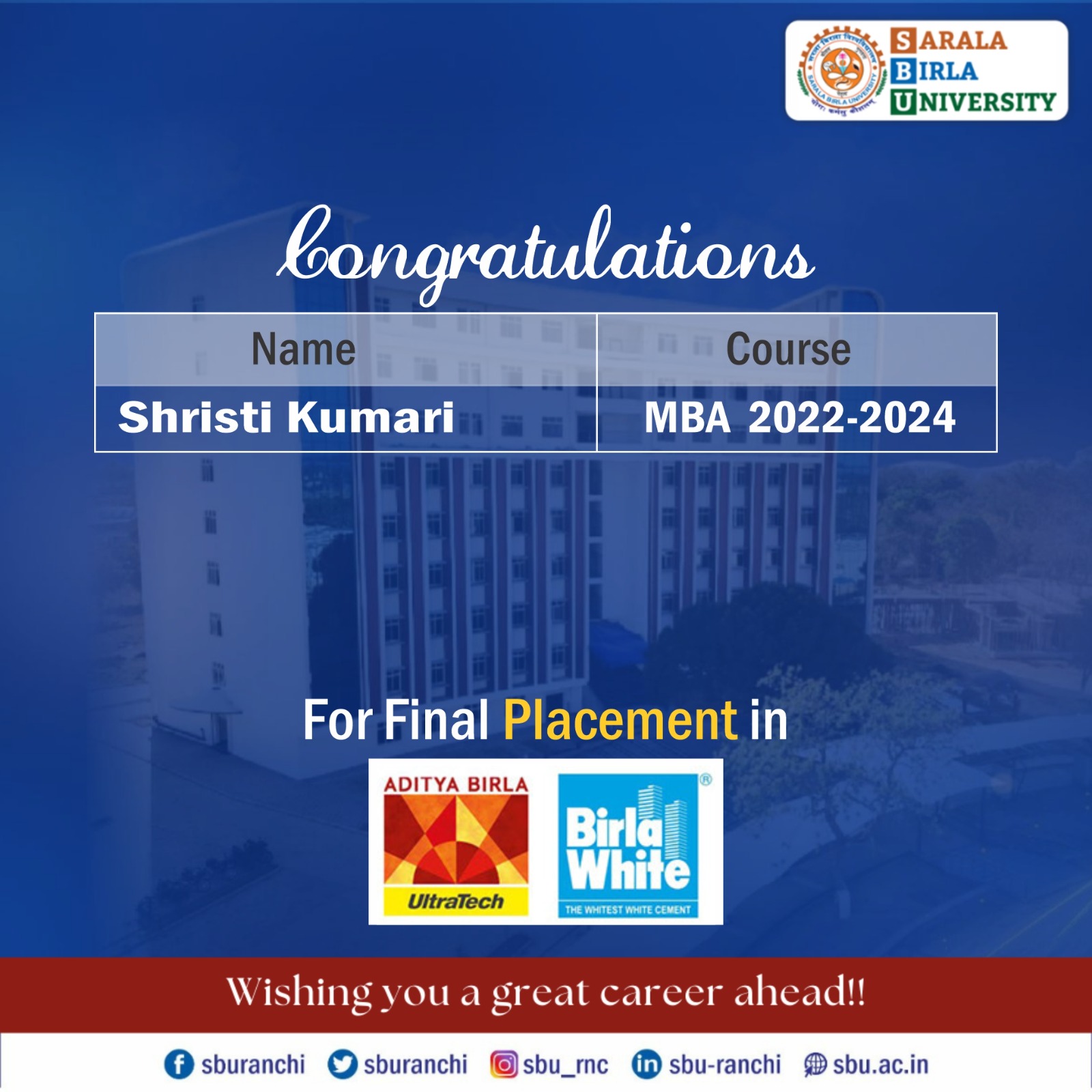 sbu campus placement