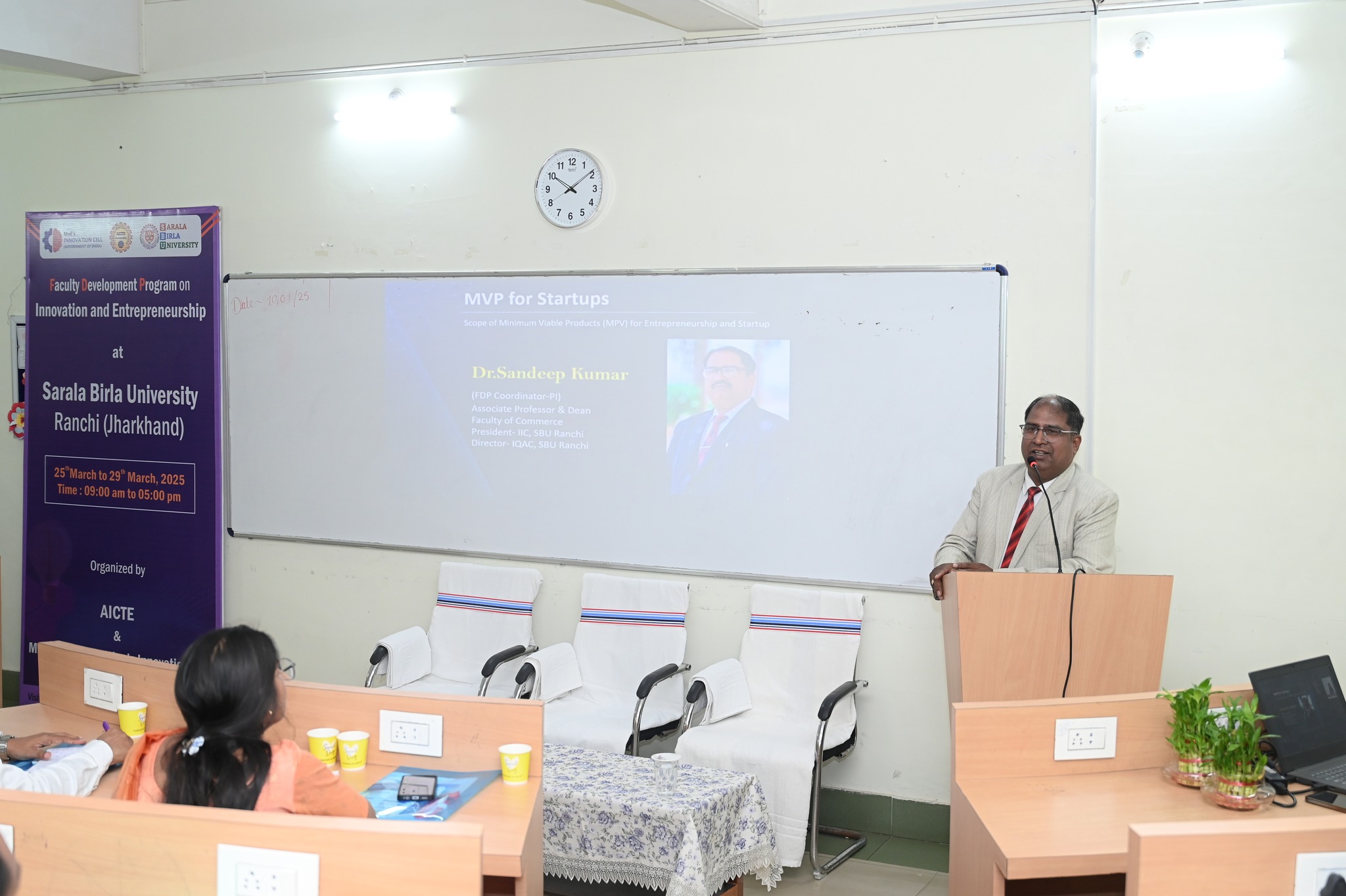 freshers induction program
