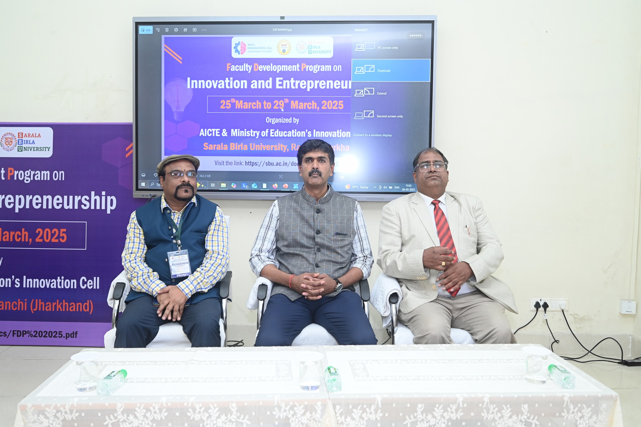 freshers induction program